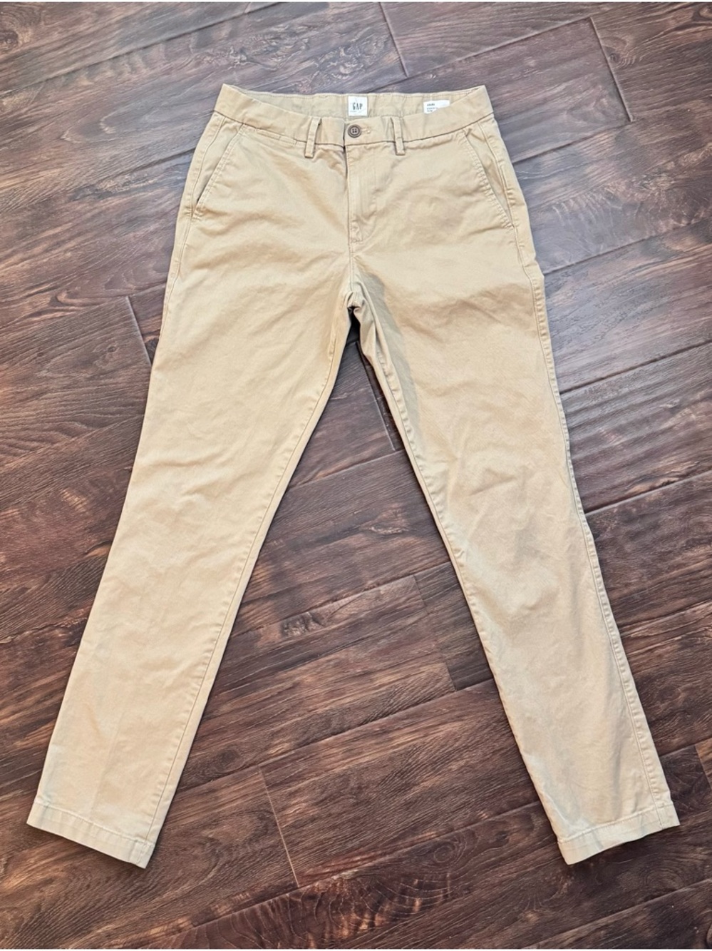 GAP Men's Tan Chino Pants - Straight Leg